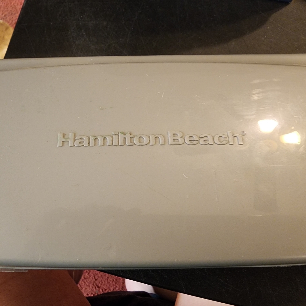 Hamilton Beach Electric Knife Set, Electric Carving Knife & Fork w/case, Gray